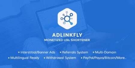 AdLinkFly - Monetized URL Shortener 6.6.4 white pages fixed